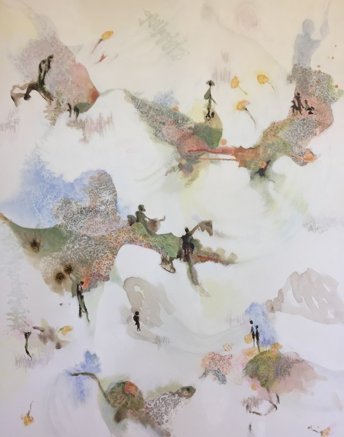 Vi la i vei, for vi var mange 120x100